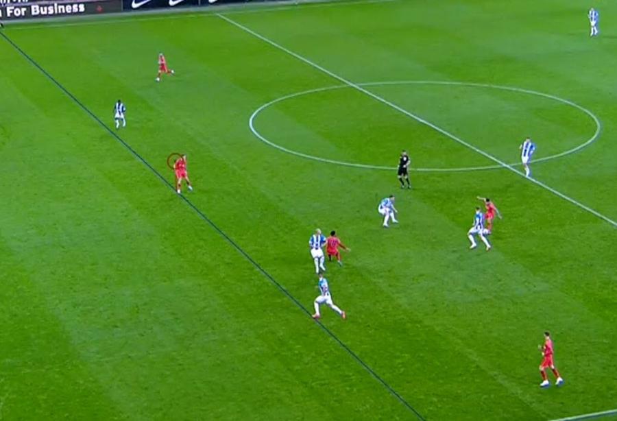FOTO: Captură TV @Digi Sport 1 Cum a scăpat Basilio Ndong de eliminare în FCSB - Craiova » Un detaliu milimetric remarcat de Hațegan a răsturnat decizia lui Cojocaru