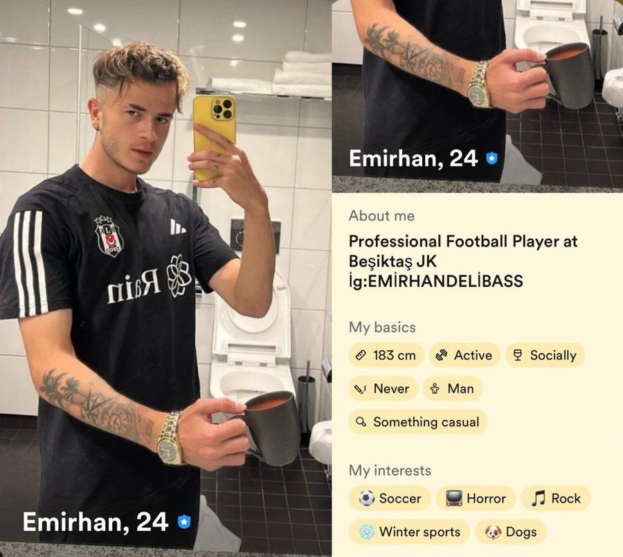 Renumitul club i-a reziliat contractul fotbalistului pentru că ar fi avut cont de Tinder!