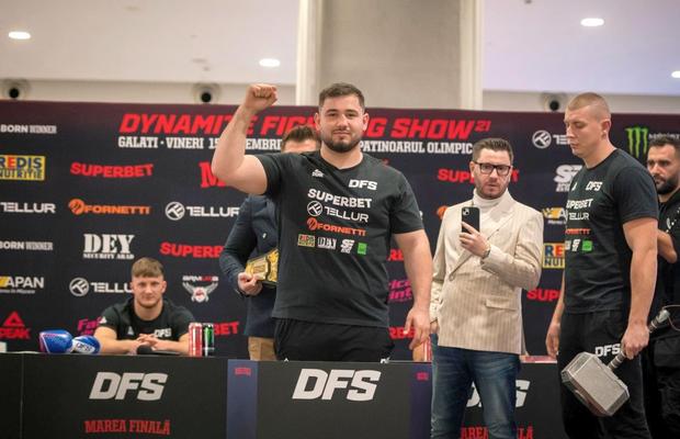 Provocare gigantică pentru „Tancul Olteniei” » Un colos de aproape 2 metri, adversarul din DFS22