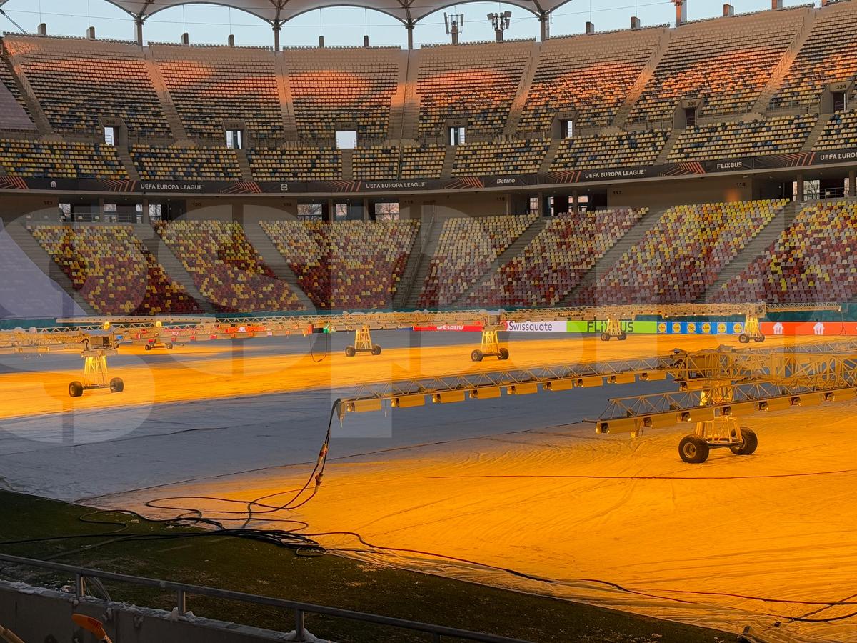 Cum arată Arena Națională înainte de FCSB - PAOK