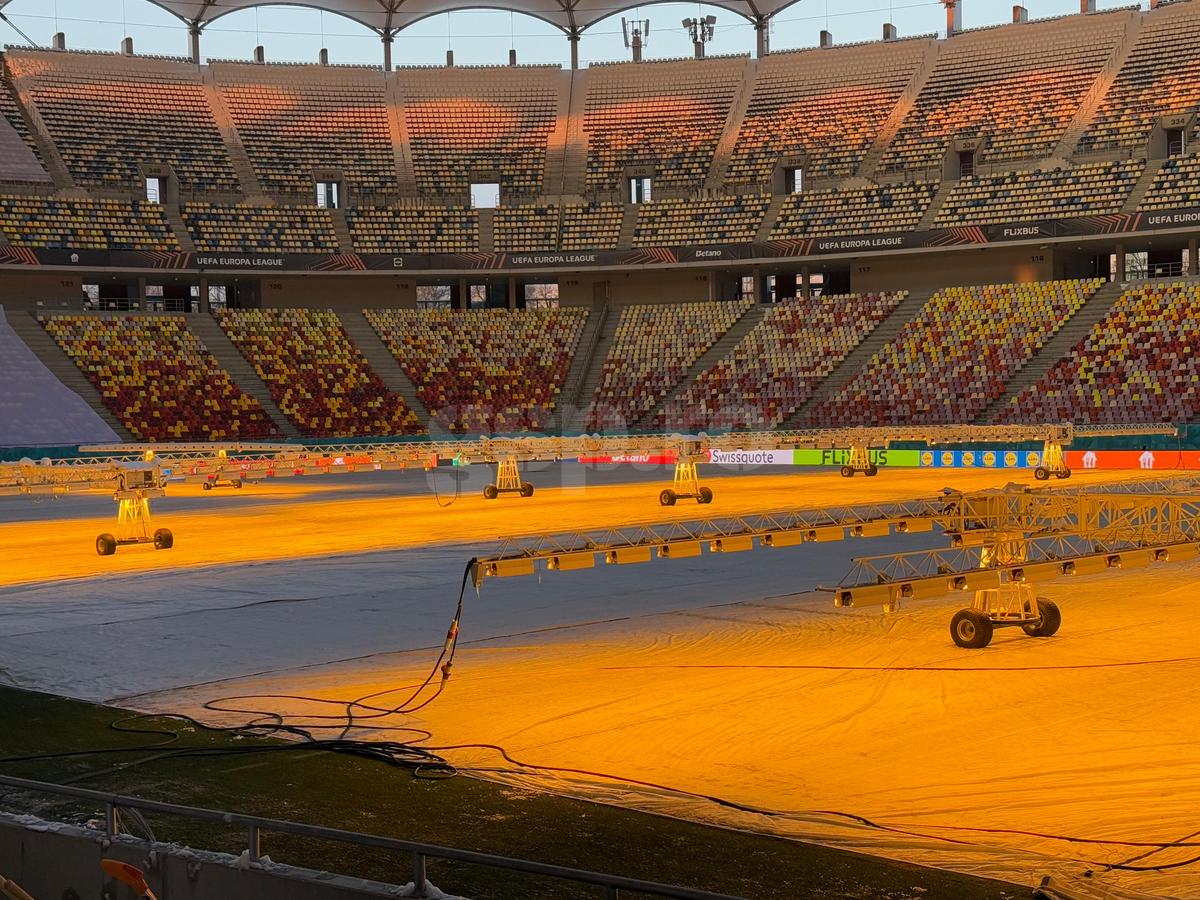 Cum arată Arena Națională înainte de FCSB - PAOK