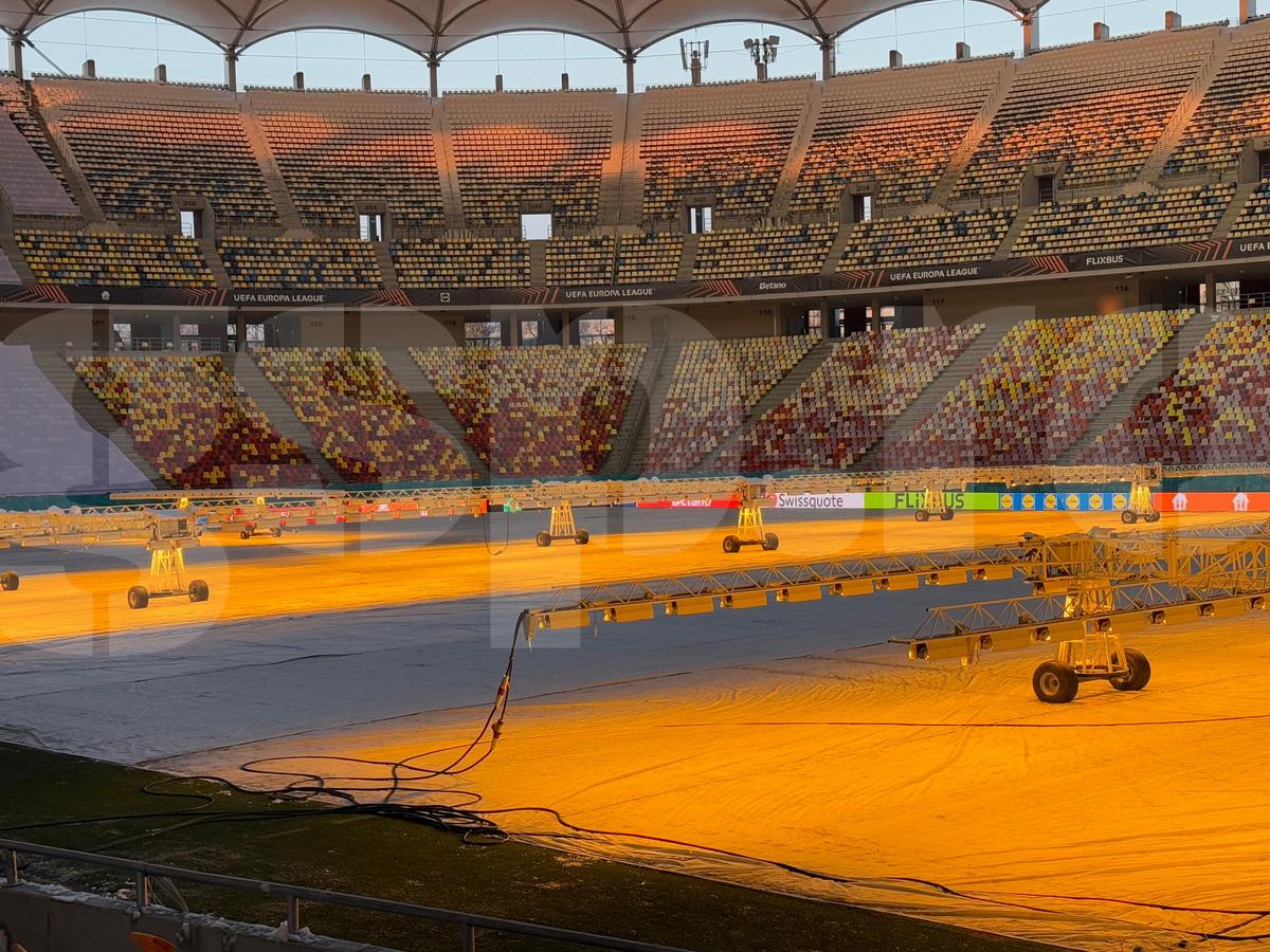 Cum arată Arena Națională înainte de FCSB - PAOK