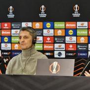 Răzvan Lucescu la conferința de presă înainte de FCSB - POAK/ Foto: GSP