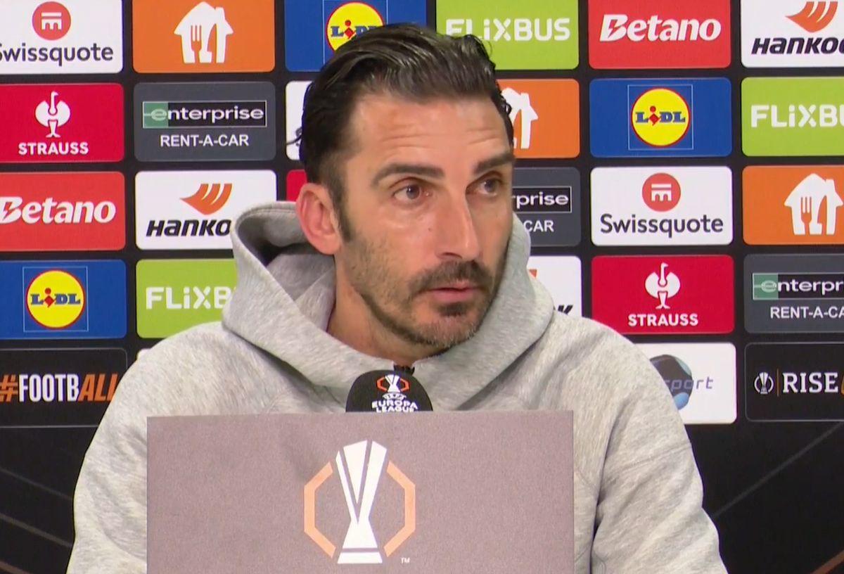 Conferința de presă Elias Charalambous înainte de meciul cu PAOK