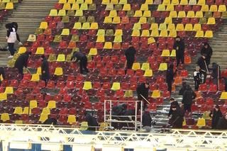 Suporterii FCSB l-au ascultat pe Mihai Stoica » Imaginile serii, pe Arena Națională: câți au venit la deszăpezire