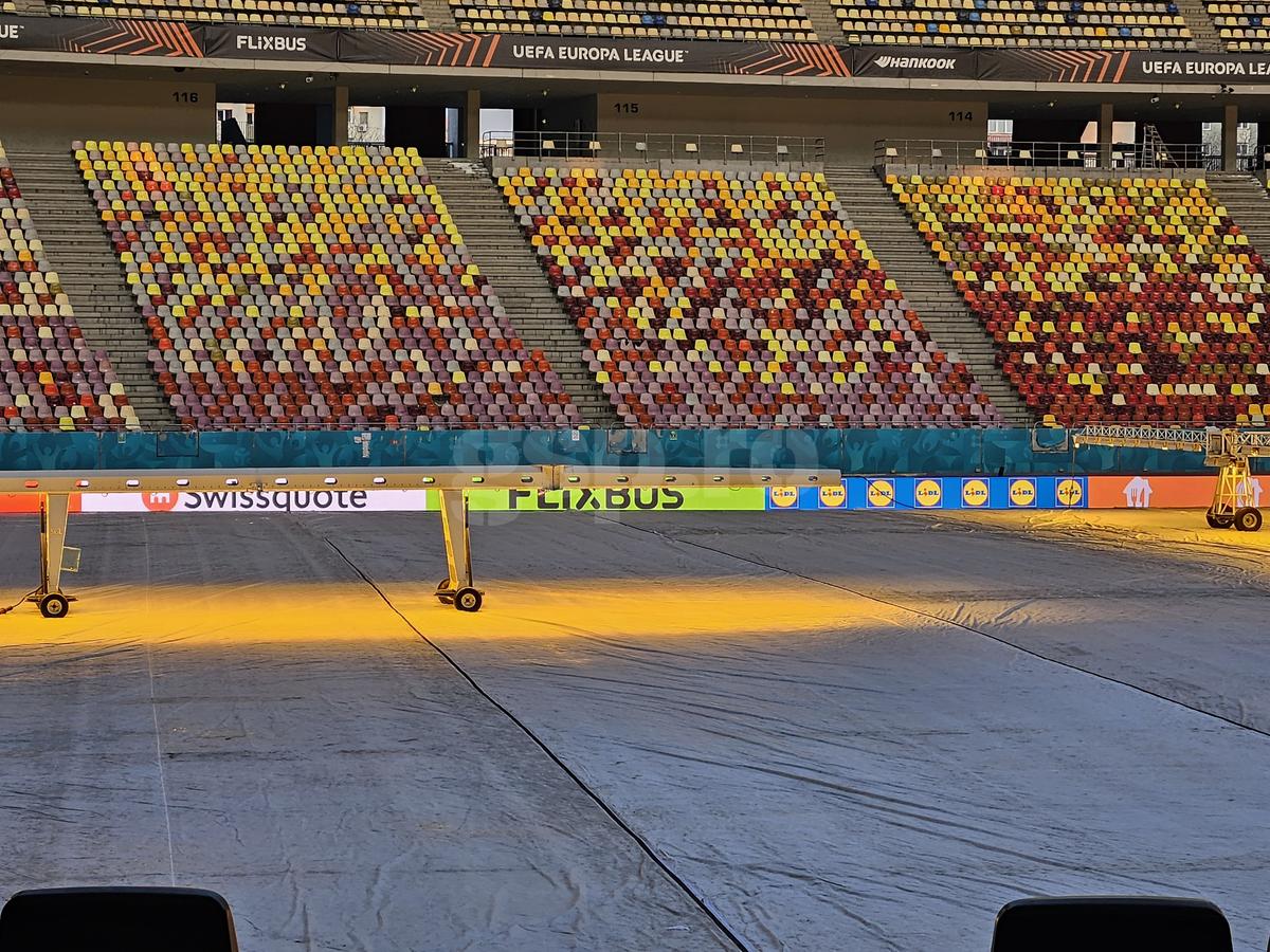 Cum arată Arena Națională înainte de FCSB - PAOK