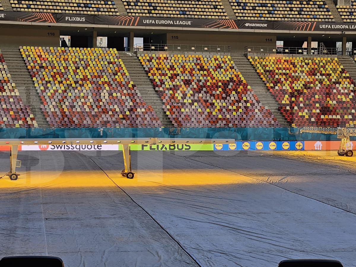 Cum arată Arena Națională înainte de FCSB - PAOK