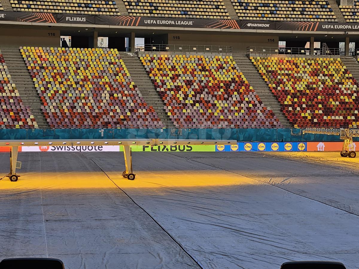 Cum arată Arena Națională înainte de FCSB - PAOK