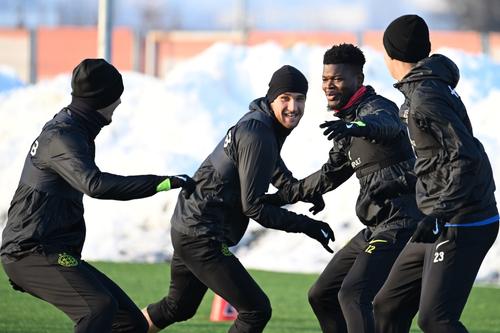 Imagini de la antrenamentul oficial al FCSB înainte de meciul cu PAOK/ foto: Facebook FCSB