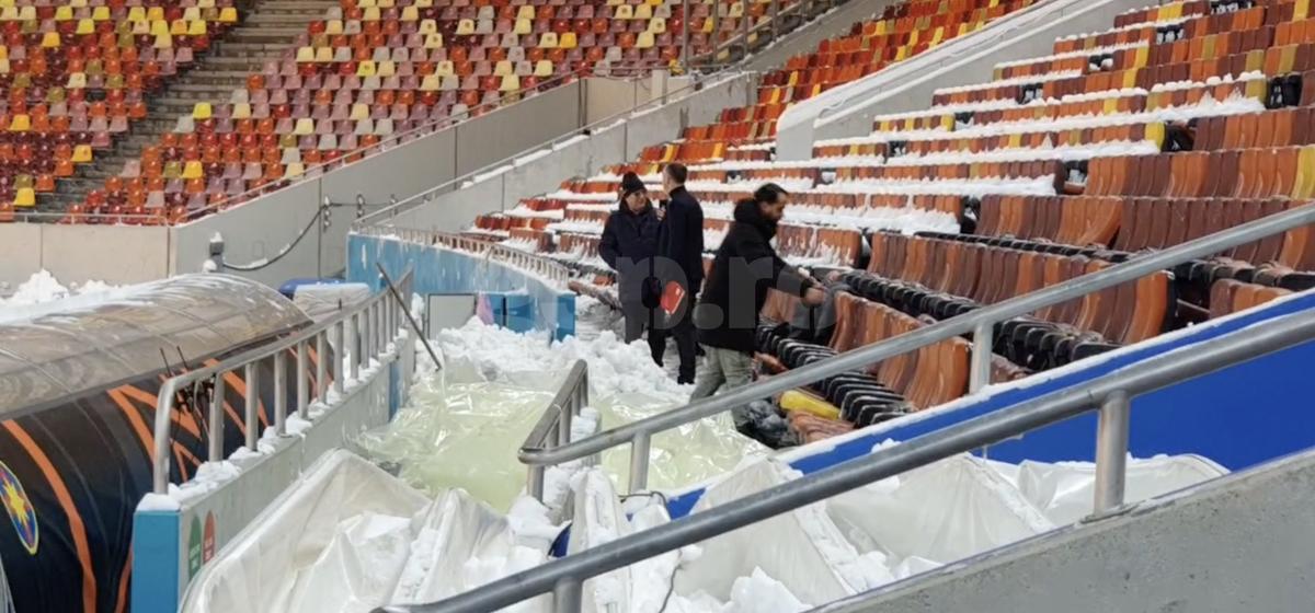 MM Stoica a pus umărul la deszăpezire