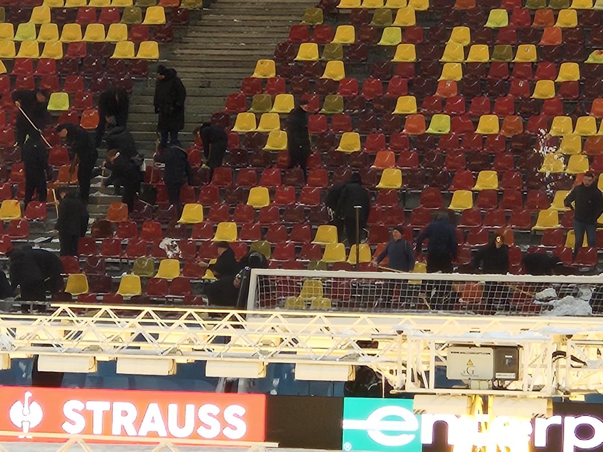 Cum arată Arena Națională înainte de FCSB - PAOK