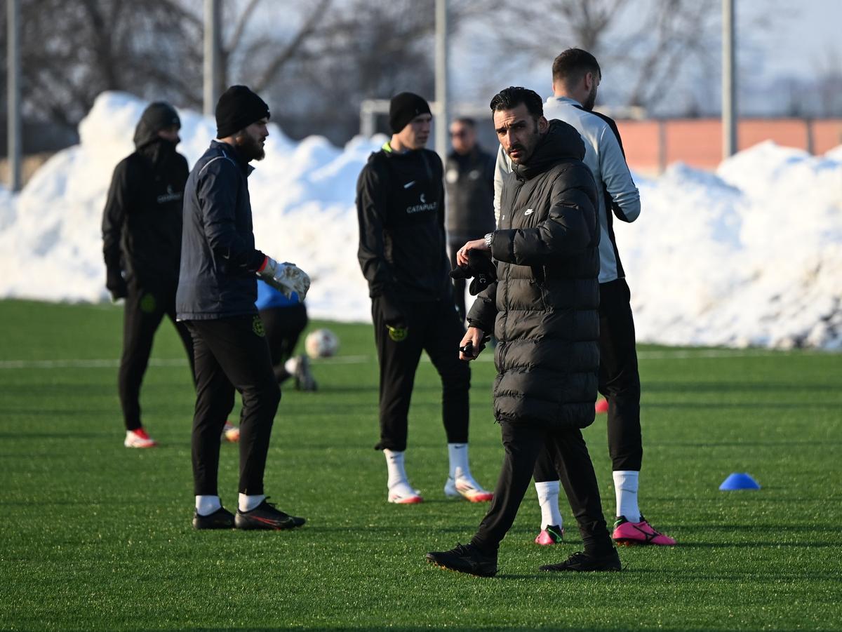 Antrenamentul oficial al celor de la FCSB înaintea meciului cu PAOK