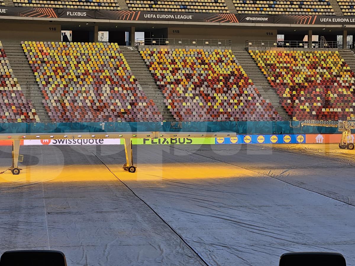 Cum arată Arena Națională înainte de FCSB - PAOK