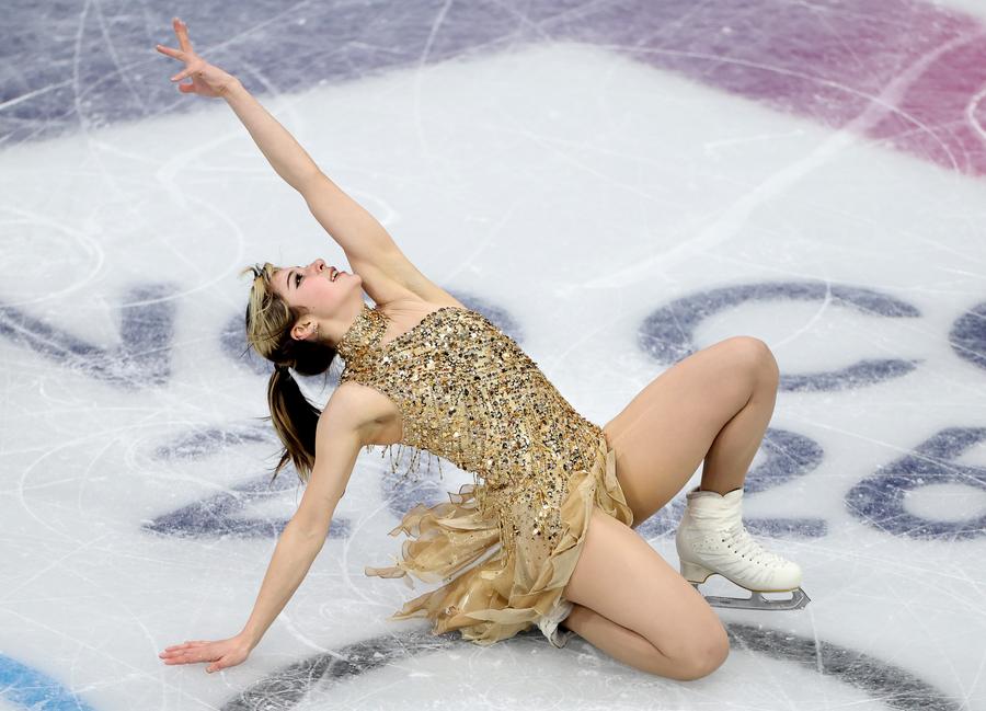 Alysa Liu în acțiune FOTO Guliver/GettyImages Americanca Alysa Liu, noua campioană olimpică a patinajului artistic feminin