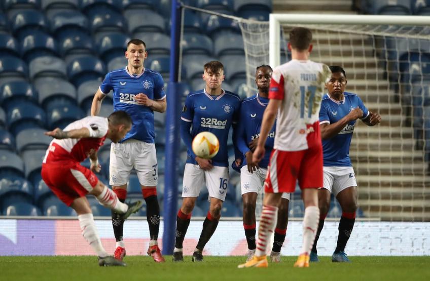 Nicolae Stanciu, despre golul din partida Rangers - Slavia Praga: „M-am răzgândit în ultimul moment”