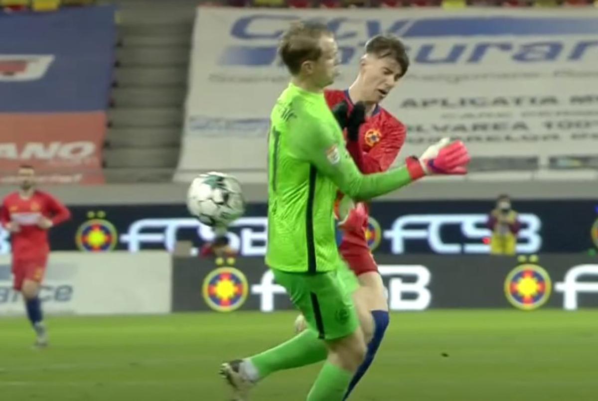 FOTO » Arlauskis, „ROȘU” direct în FCSB - CFR Cluj