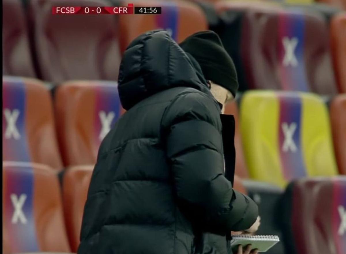 FOTO Cum a fost surprins Edi Iordănescu imediat după eliminarea lui Arlauskis