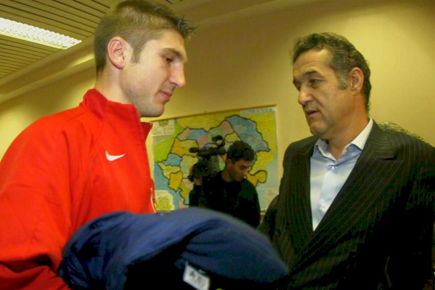 Andrei Cristea și Gigi Becali / Sursă foto: Arhivă Gazeta Sporturilor