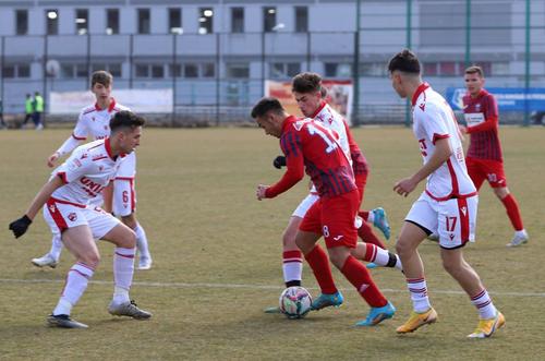Derby-ul U19 dintre Steaua și Dinamo, câștigat de gazde cu scorul de 1-0, nu a fost lipsit de incidente. Foto: Steaua București, Facebook
