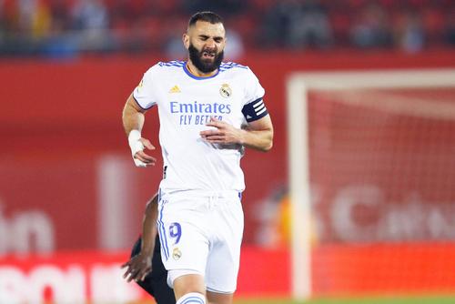 Karim Benzema a resimțit dureri la gambă în meciul cu Mallorca // foto: Imago Images