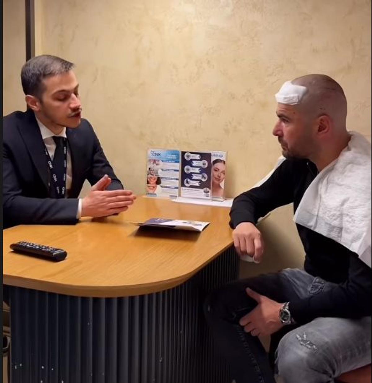 Adrian Mutu și-a făcut implant de păr