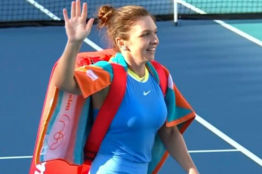 Simona Halep, după meciul cu Paula Badosa în turul 1 la Miami Open