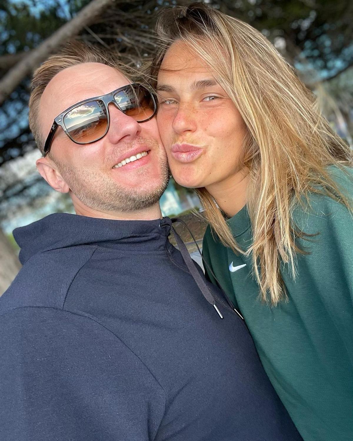 Konstantin Koltsov și Aryna Sabalenka