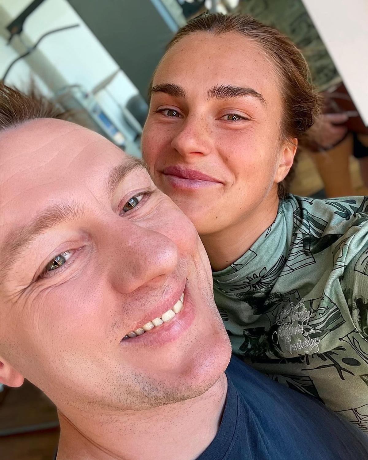 Konstantin Koltsov și Aryna Sabalenka