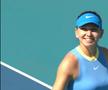 Simona Halep a câștigat primul set al meciului cu Paula Badosa, foto: captură de ecran Twitter
