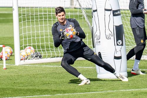 Thibaut Courtois, la antrenamentul de la Valdebebas Foto: Imago