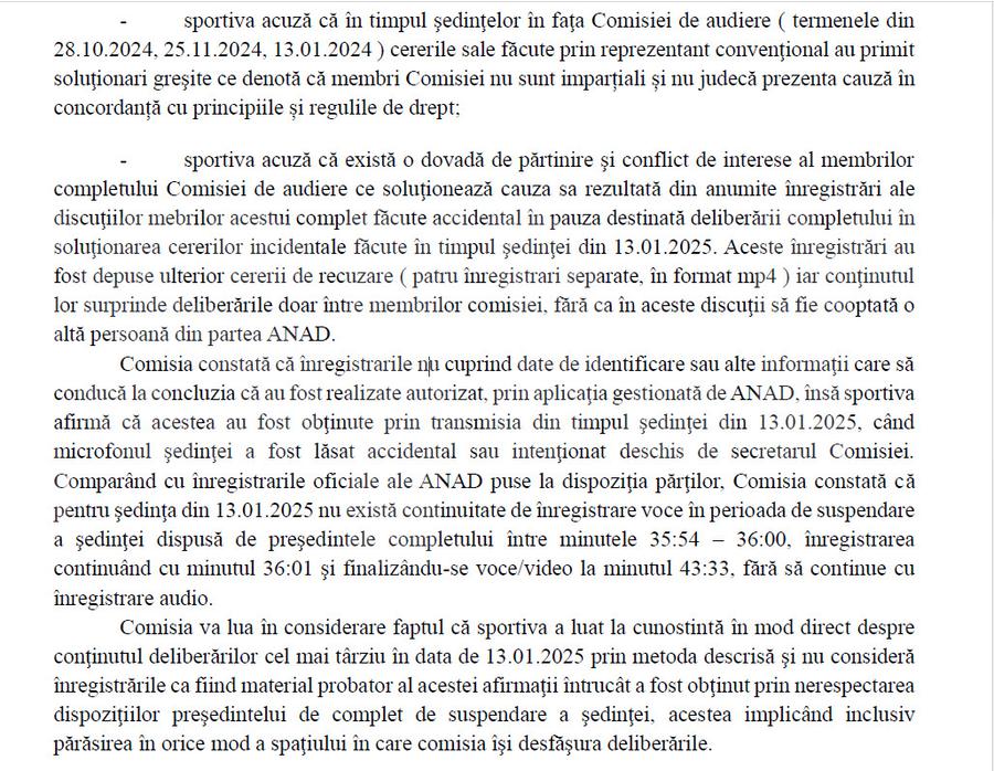 Dosar scandalos în Agenția Antidoping! Un microfon uitat deschis dezvăluie cum impune directoarea Gabriela Andreiașu ce pedepse să dea un tribunal independent: „Mi-am ținut gura! Am făcut ce mi-a cerut!”