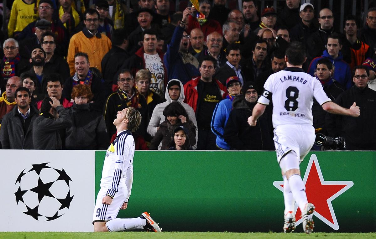 Golul lui Torres pe Camp Nou (Barcelona - Chelsea, 2012)