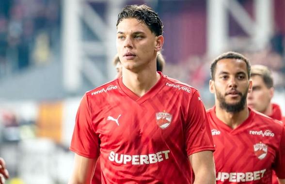 Dinamovistul Matteo Duțu și-a aflat suspendarea, după cartonașul roșu primit în derby-ul cu Rapid