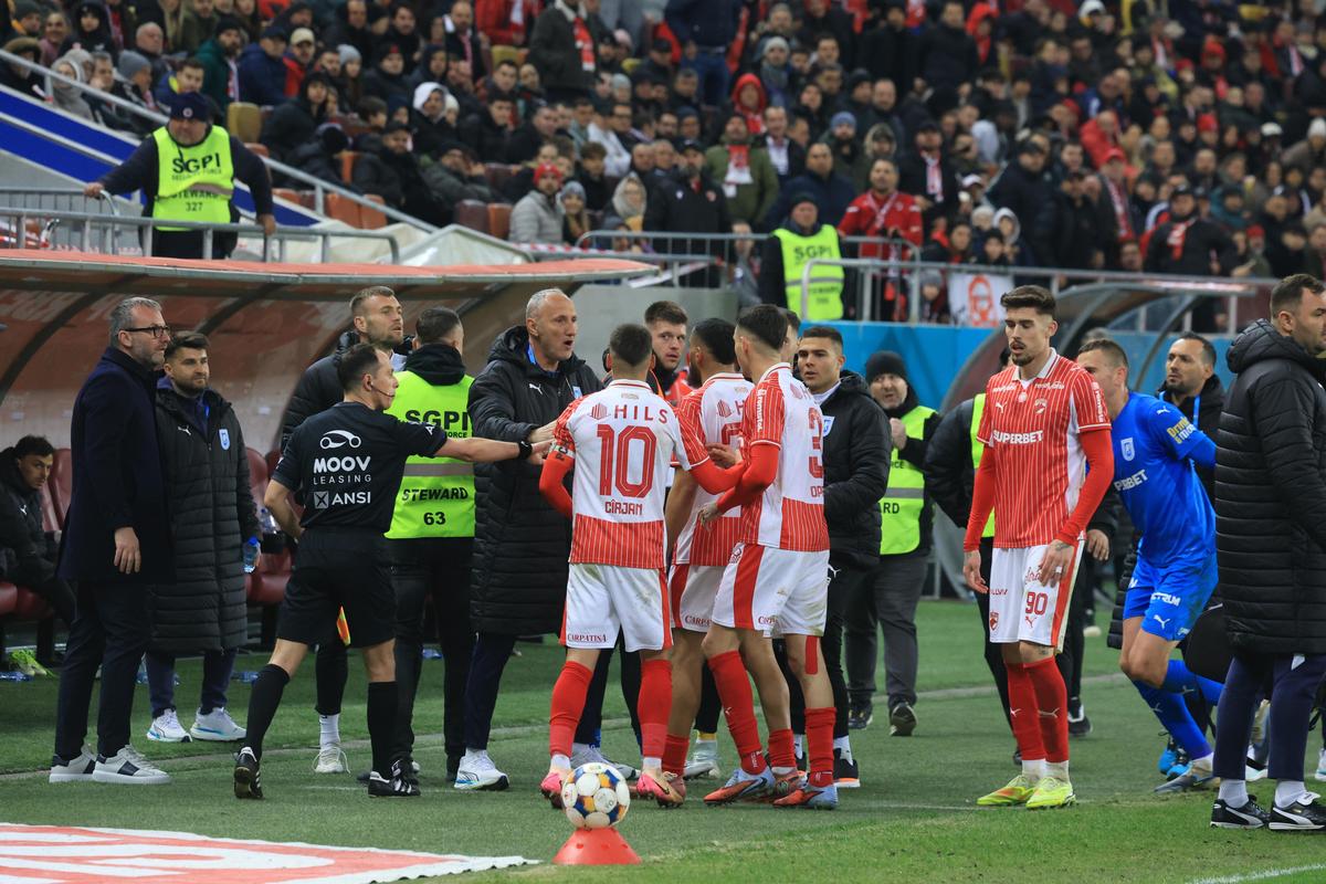 Scandal în Dinamo - Craiova, 19 martie