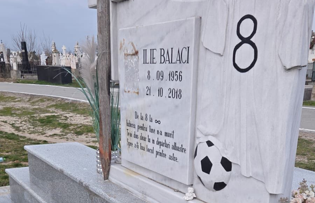 Mormântul lui Ilie Balaci, vandalizat! „A venit poliţia criminalistică. Era sânge pe cruce”