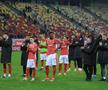 Dezamăgirea fotbaliștilor de la Dinamo după eșecul cu Craiova // Foto: Ionuț Iordache
