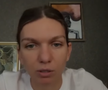 Halep a vorbit despre cum se raportează la criza COVID-19 // Sursă foto: captură YouTube @TVR