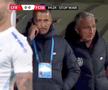 Panin surprins de camerele DigiSport vorbind la telefon în timpul meciului cu FCSB