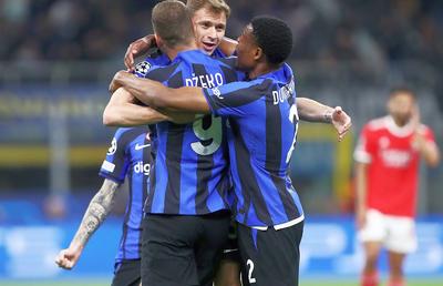 Inter revine în careul de ași al Ligii Campionilor după 13 ani! 6 goluri pe „Meazza”, la returul cu Benfica
