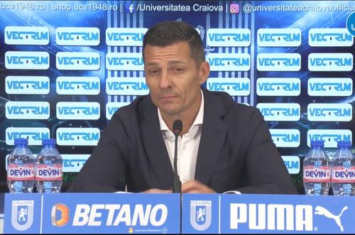 Costel Gâlcă, foto: Facebook @Universitatea Craiova
