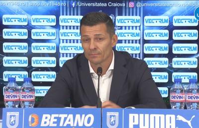 Dilema lui Costel Gâlcă » Ce a spus noul antrenor al Universității Craiova despre accidentarea lui Mitriță