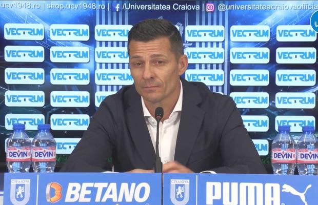 Dilema lui Costel Gâlcă » Ce a spus noul antrenor al Universității Craiova despre accidentarea lui Mitriță