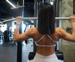 Poliana Matei, în sala de fitness