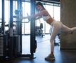 Poliana Matei, în sala de fitness