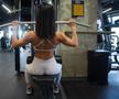 Poliana Matei, în sala de fitness