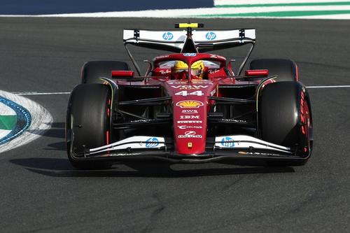 Monopostul Ferrari, la Jeddah/ foto Imago Images