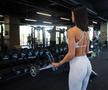 Poliana Matei, în sala de fitness