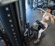 Poliana Matei, în sala de fitness