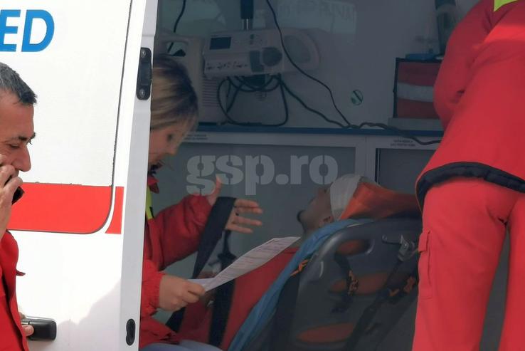 Ivanov a fost transportat la spital / foto: Ionuț Coman