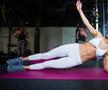 Poliana Matei, în sala de fitness
